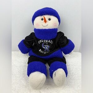 Colorado Rockies Snowman Plush by The Memory Company